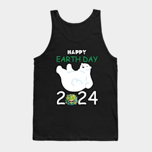 happy earth day 2024 gift april 22 Cute Teacher  Lover Rainbow Tank Top